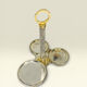 Elegant antique metal/brass condiment set