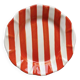 Blood orange striped plate
