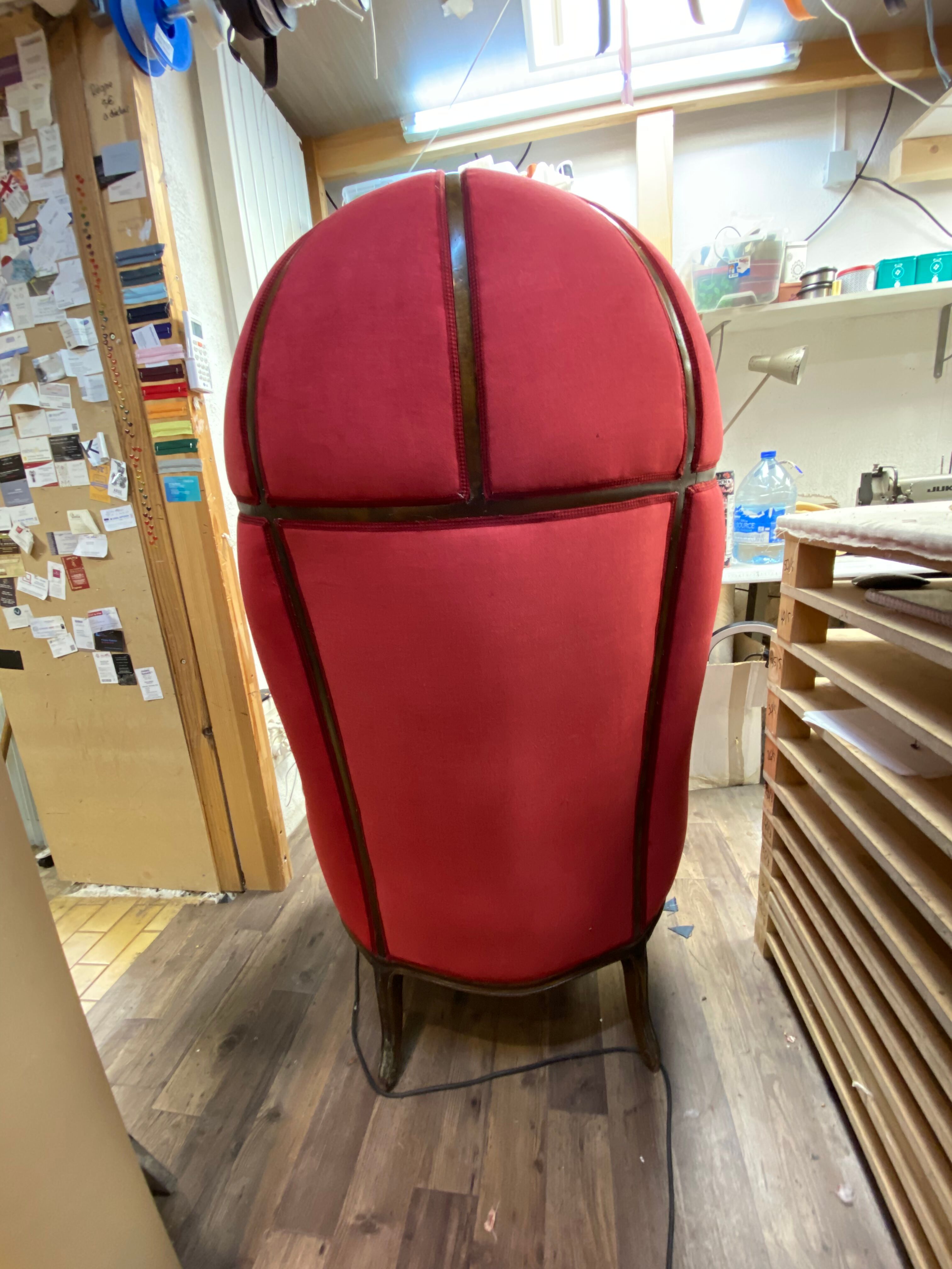 Dome or cathedral armchair