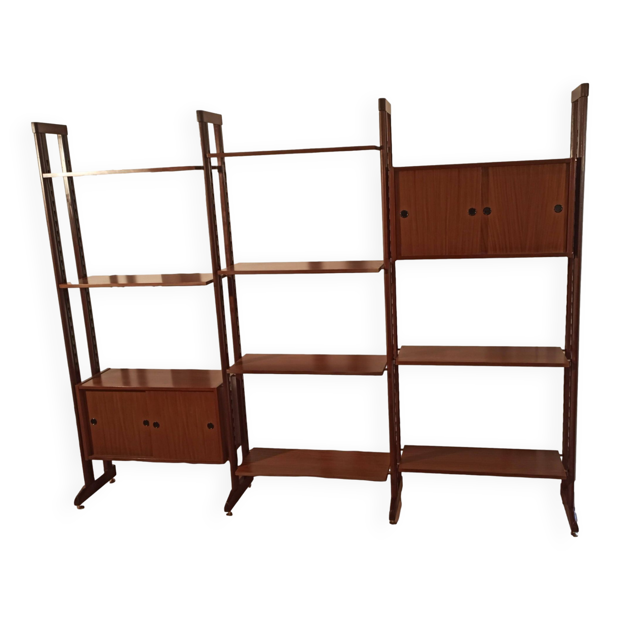 Vintage Modular Teak Bookcase, 1960s