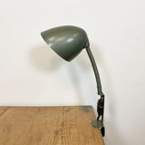 Green Industrial Bakelite Gooseneck Table Lamp, 1960s