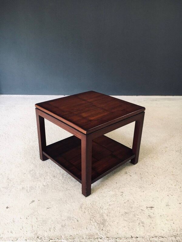 Postmodern Bamboo Side Table from Axel Vervoordt, Belgium, 1980s