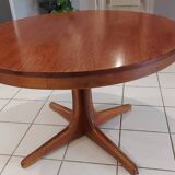 Baumann house extendable round table vintage 1970s