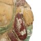Large XL Polychrome Wooden Laughing Buddha Statue 47 cm