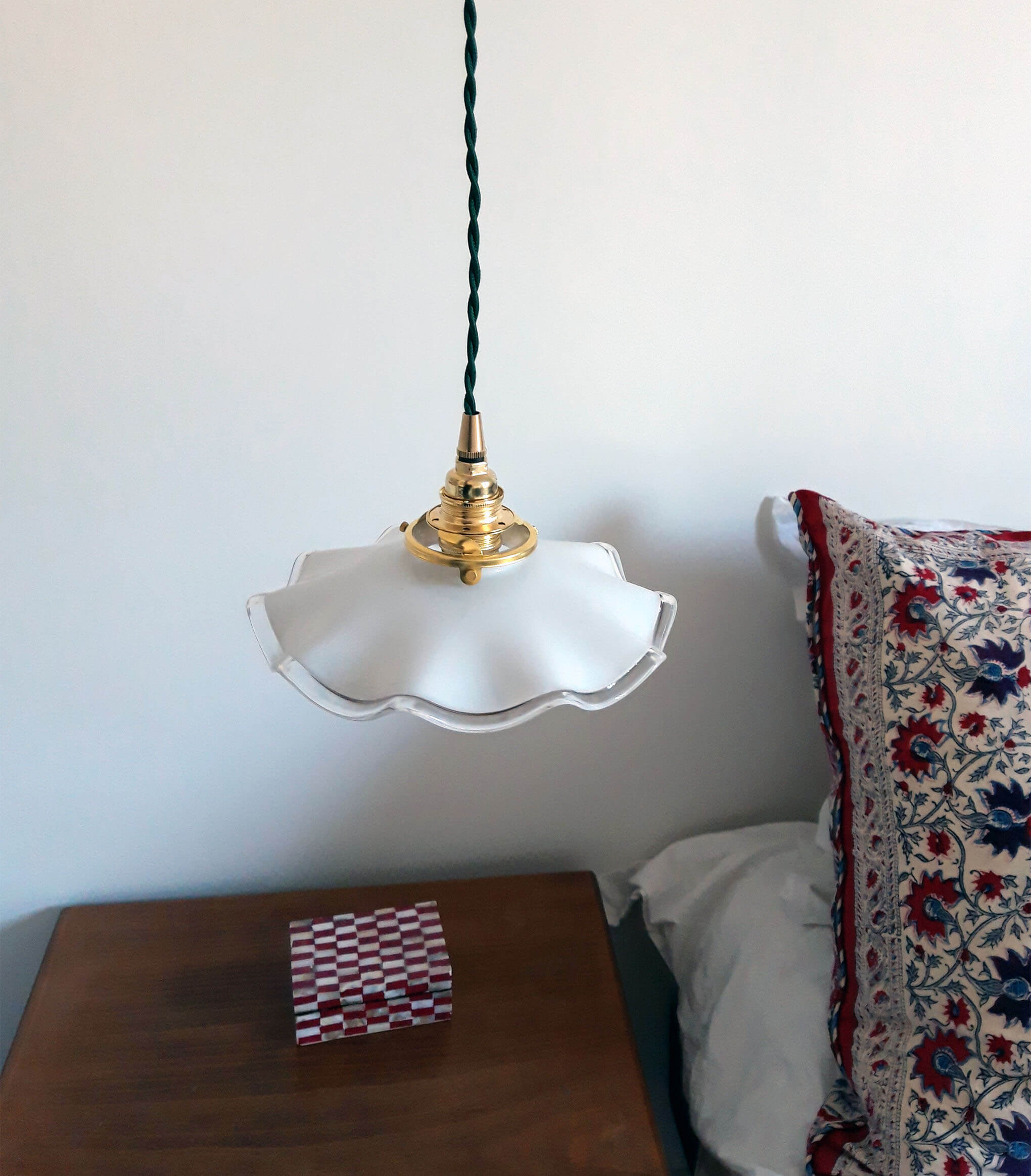 Lampe baladeuse opaline
