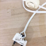 Enamelled sandstone lamp "Michel Cayla" 1970