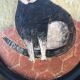 Naive painting cat
