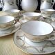 Service à café porcelaine de Limoges Nardon et Lafarge