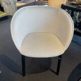 Kartell armchair model Charla white loop