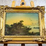 Natural Landscape, 19th Century, Oil on Hardboard