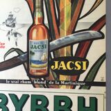 Authentic plastic advertising poster a3 BYRRH