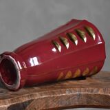 Vase rouge vintage
