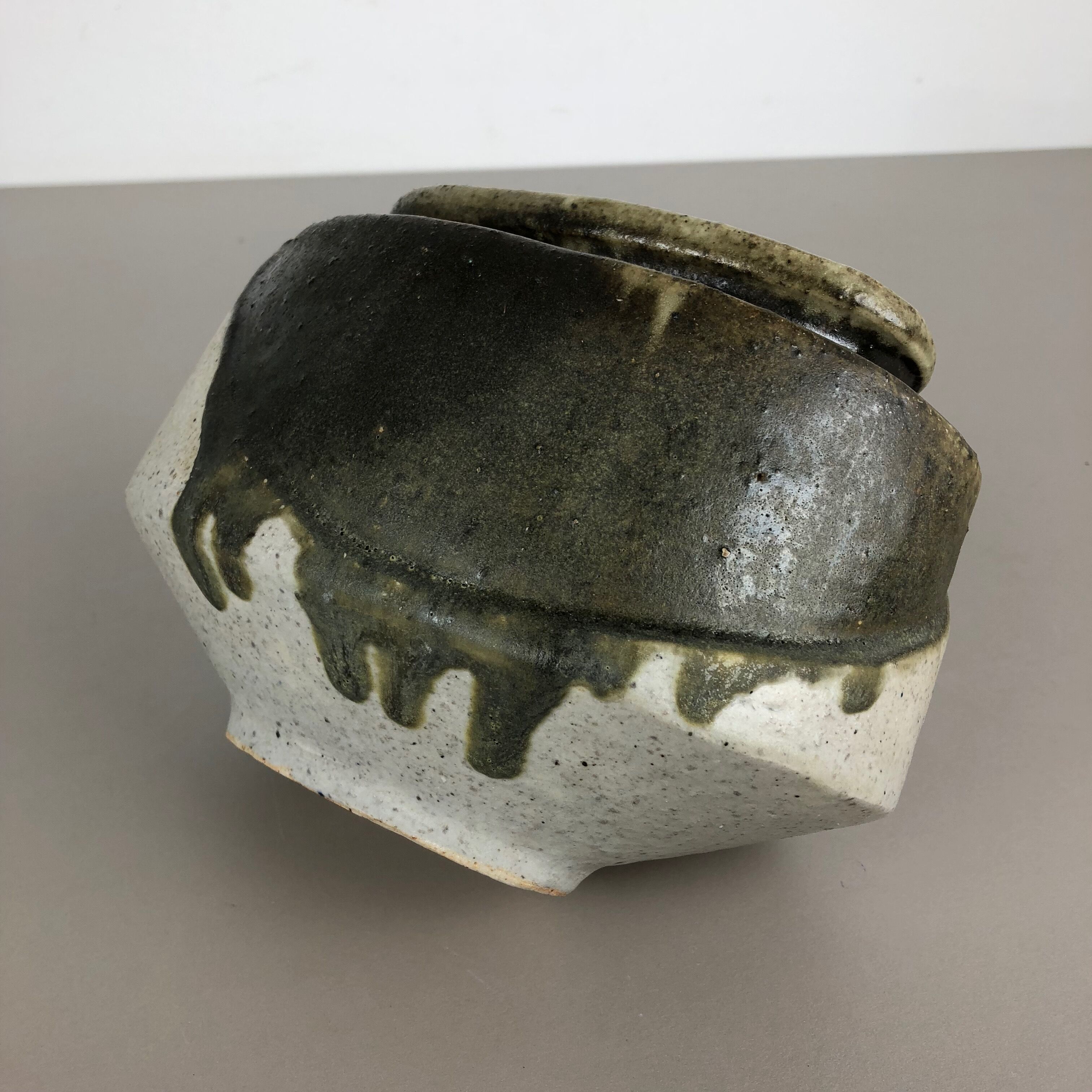 Ceramic Studio Pottery Object Vase by Bruno and Ingeborg Asshoff, Germany, 1960s