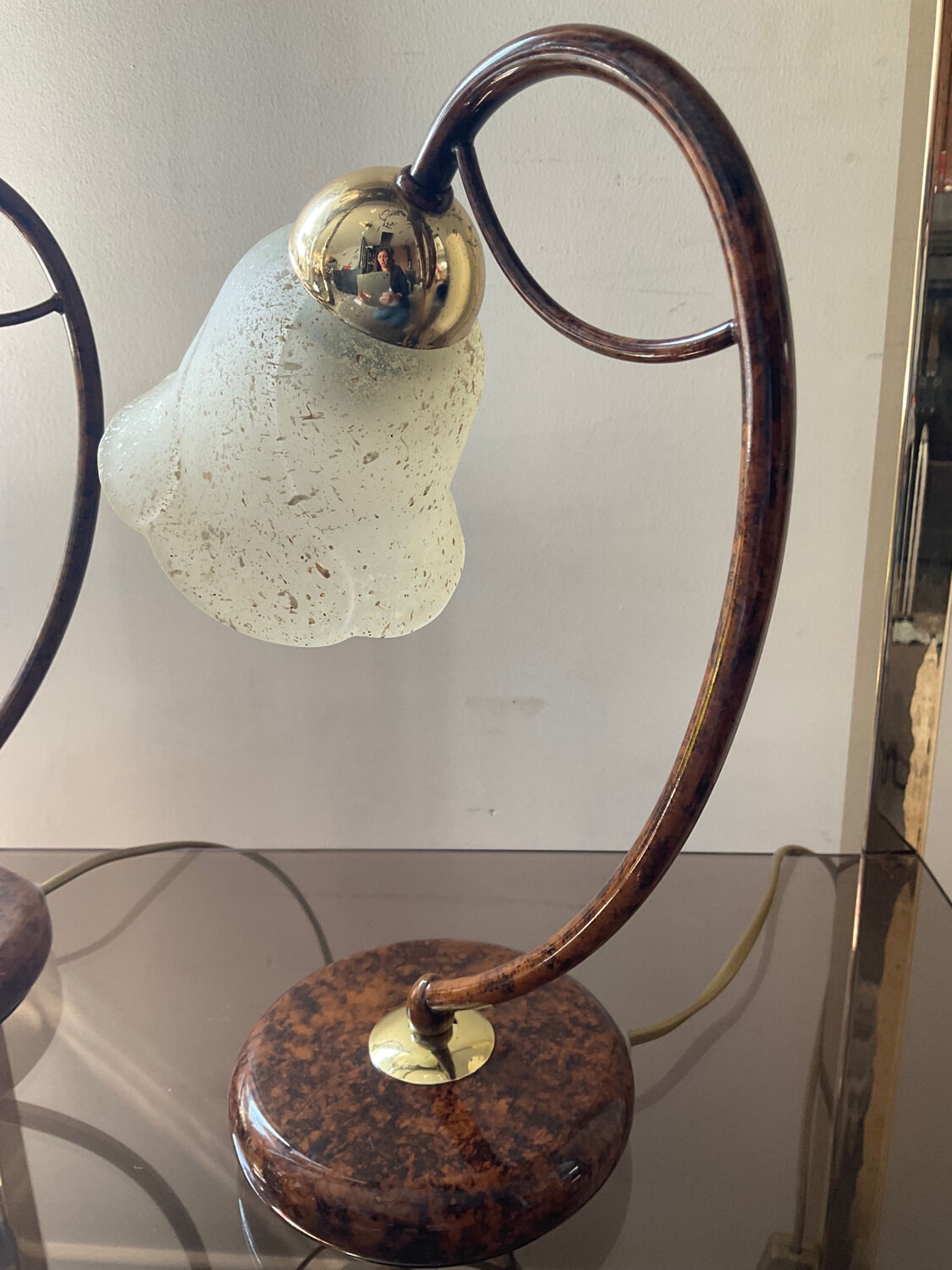 Pair of Italian lamps from the 70s-80s