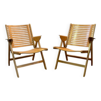 Paire de fauteuils pliants Niko Kralj