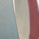 Organic design lamp in white and pink ceramic circa 1950