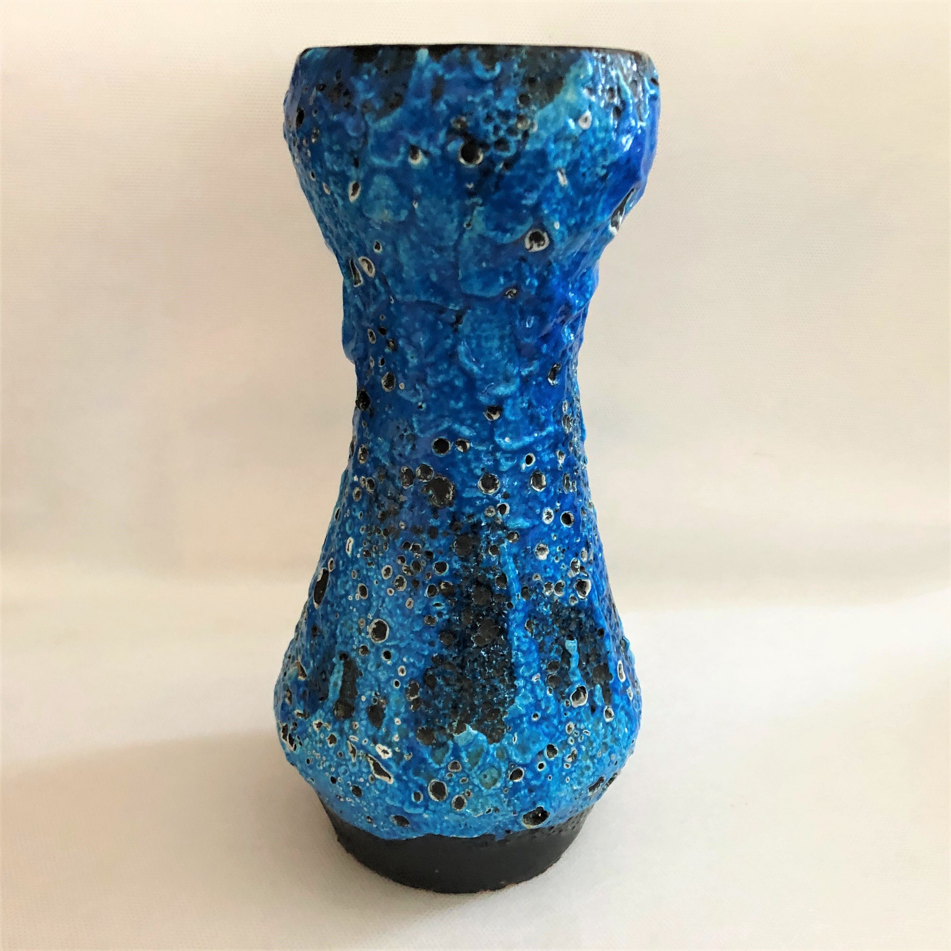 Vintage Seafoam Blue Artisan Vase