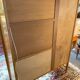 Armoire, secrétaire, commode en bois et rotin, années 60