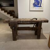 Old carpenter's workbench