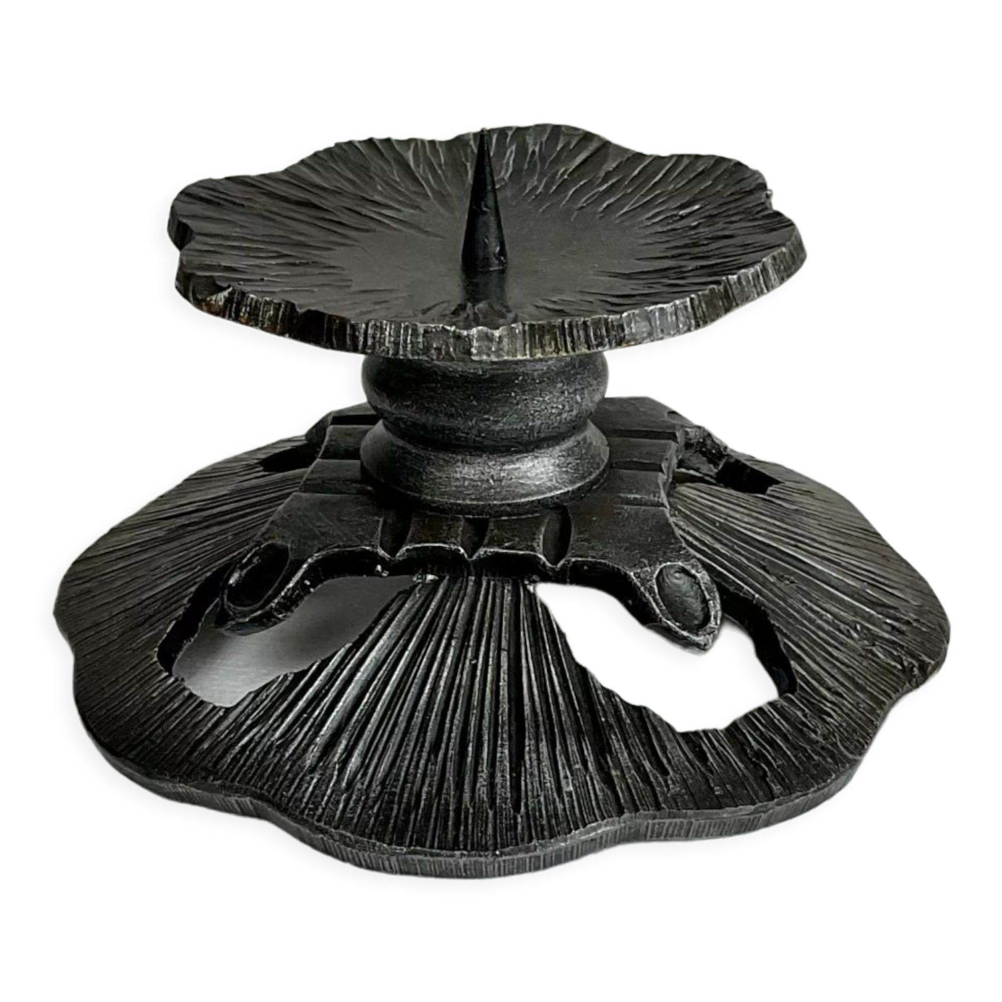 Very massive brutalist style candle holder