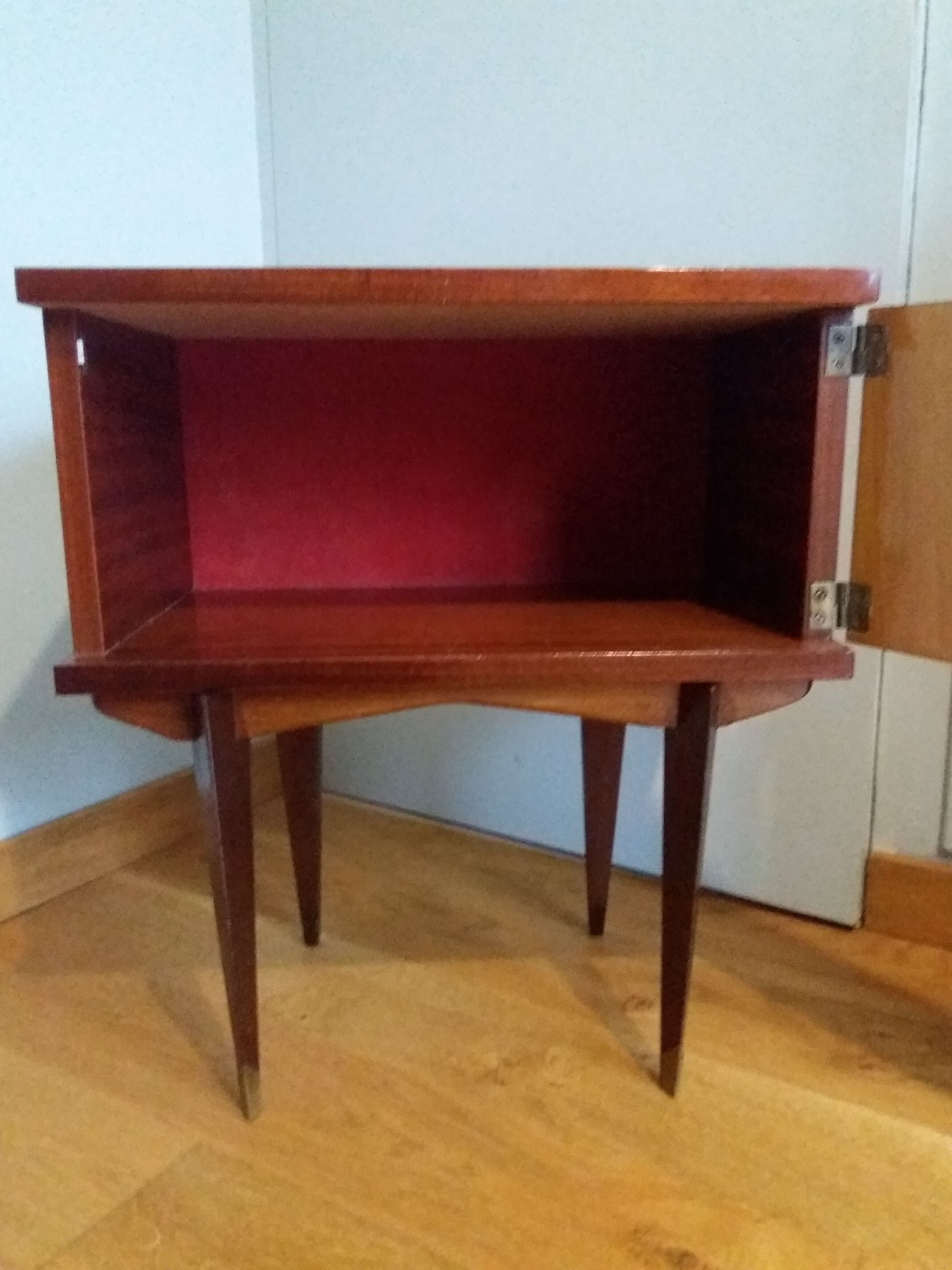 1970s bedside table, end table.