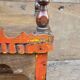Ancien cabinet d'offrandes en teck birman