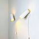 C-1582 Tubular Wall Lamps In White By Raak Amsterdam, The Netherlands 1960S
