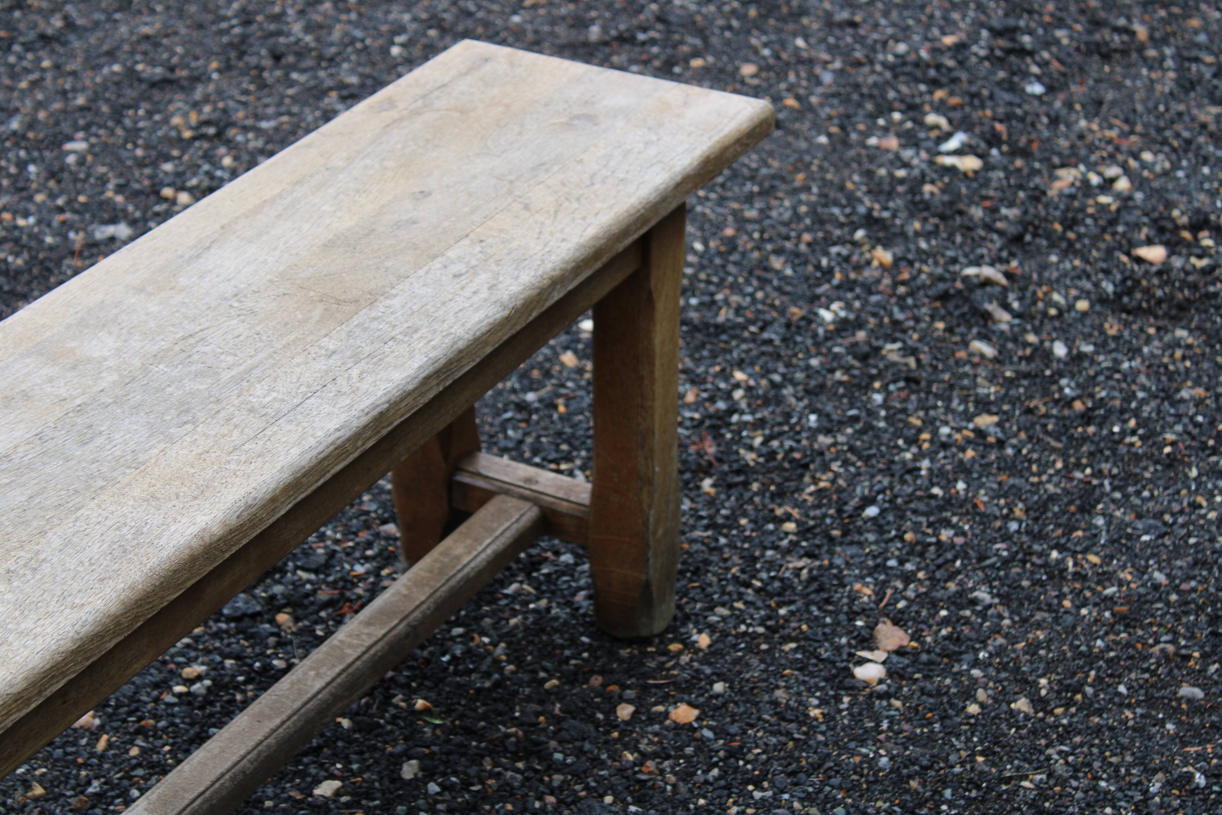 Wooden bench