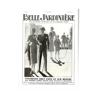 Affiche vintage années 30 Belle Jardiniere 30x40cm sans cadre
