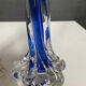 Pair of vintage Muarno glass paste soliflore vases