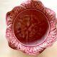 Secla soup tureen vintage pastel rose in Majolica – Cabbage model – 1970s