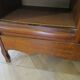 Double curtain cabinet - notary furniture - solid wood - 1970 - industrial style