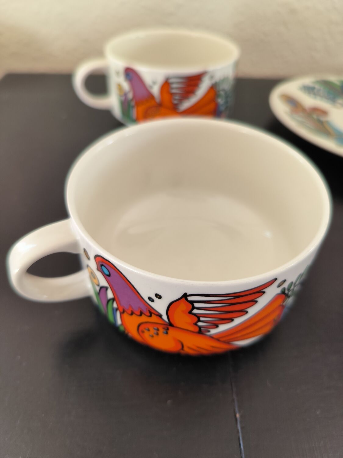 Set of coffee cups and the sugar bowl Acapulco of Villeroy and Boch