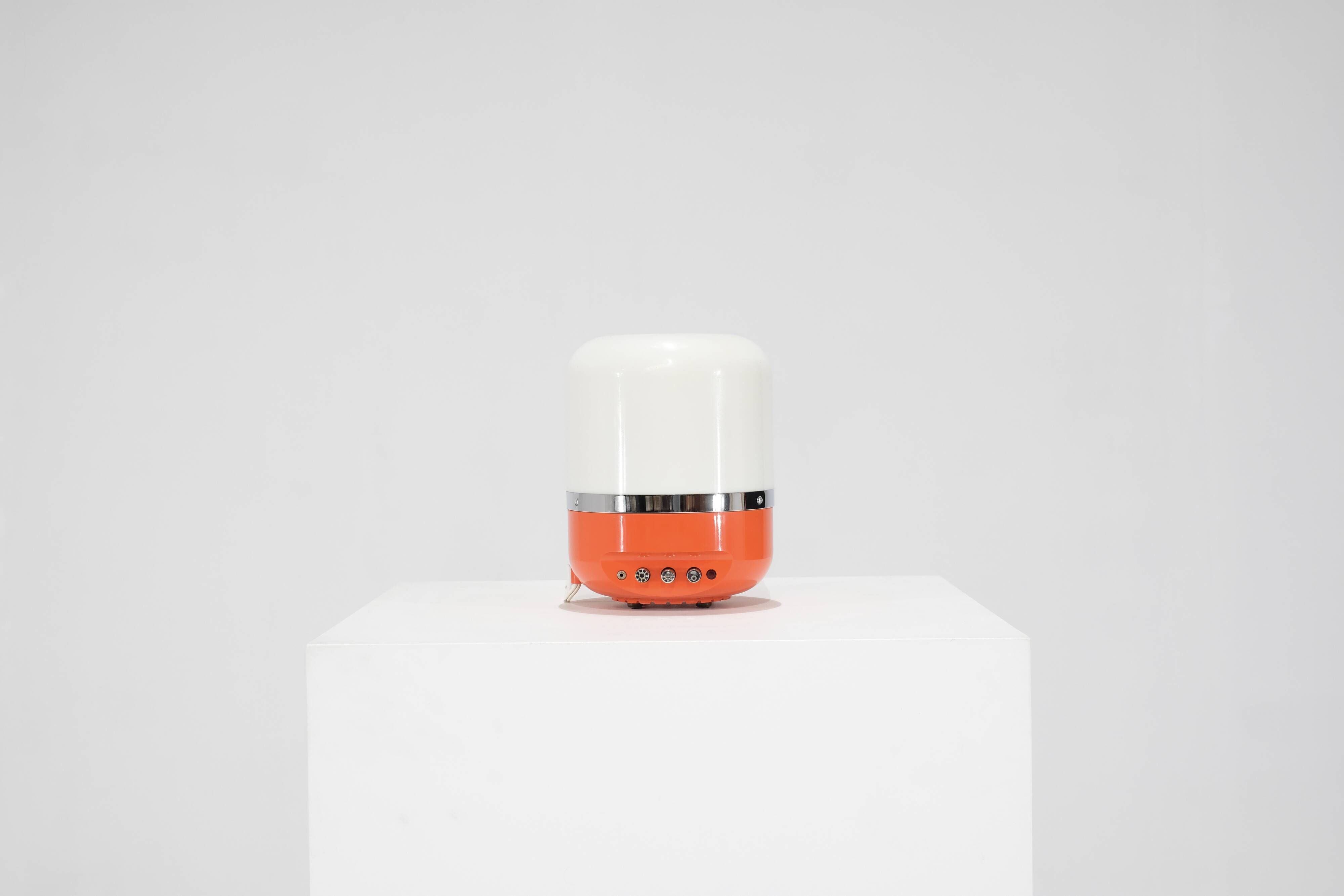Radio lamp designed by Adriano Rampoldi for Europhon, Italy 1970s.