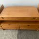 Danish TV cabinet in solid beech from the 70s-80s