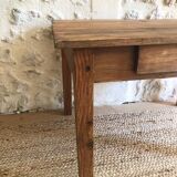 Wooden farmhouse coffee table