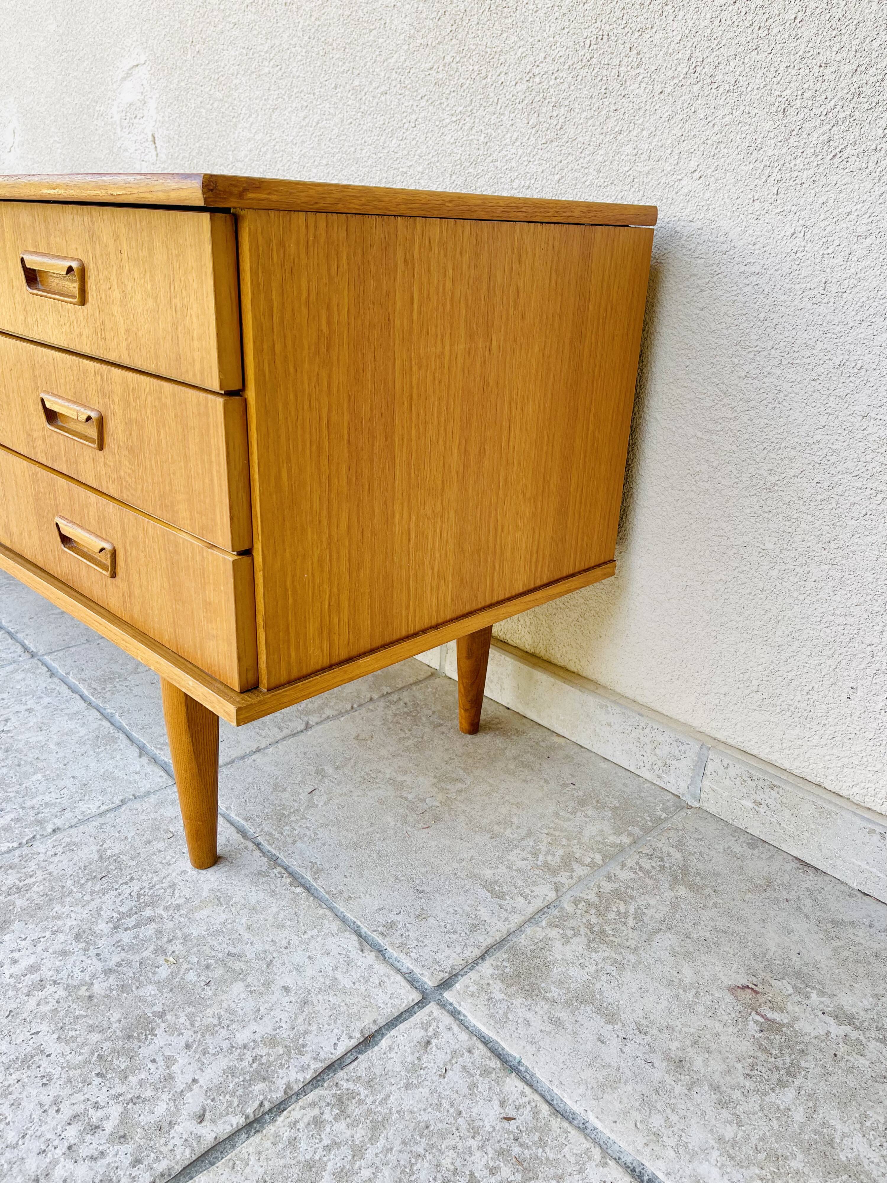 Scandinavian teak row