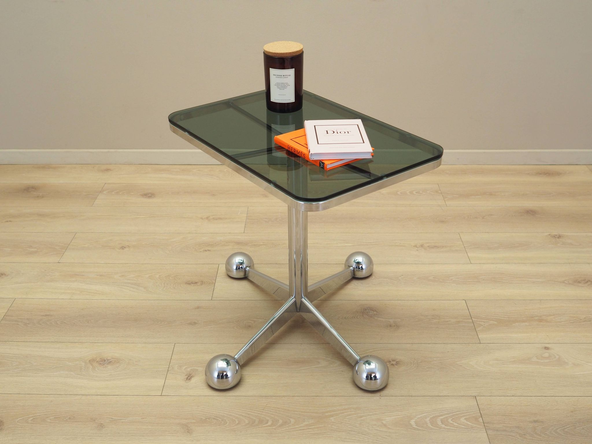 Coffee table on wheels, Italian design, 1970s, manufacturer: Allegri