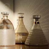 Decanters old set of 3