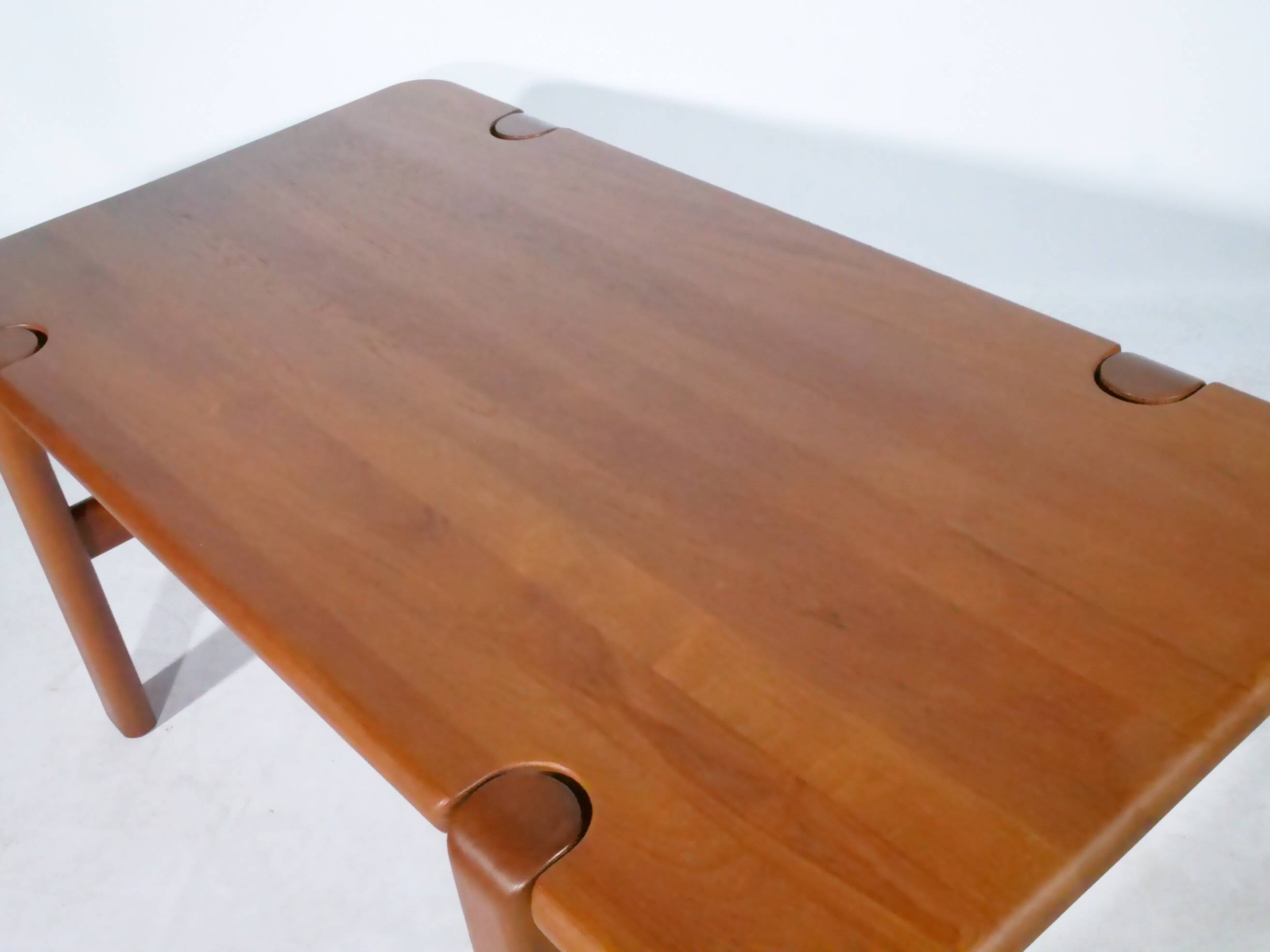 Solid Teak Coffee Table Danish Olsen & Son 1960s