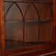 Large antique mahogany library with glass doors 19th Century