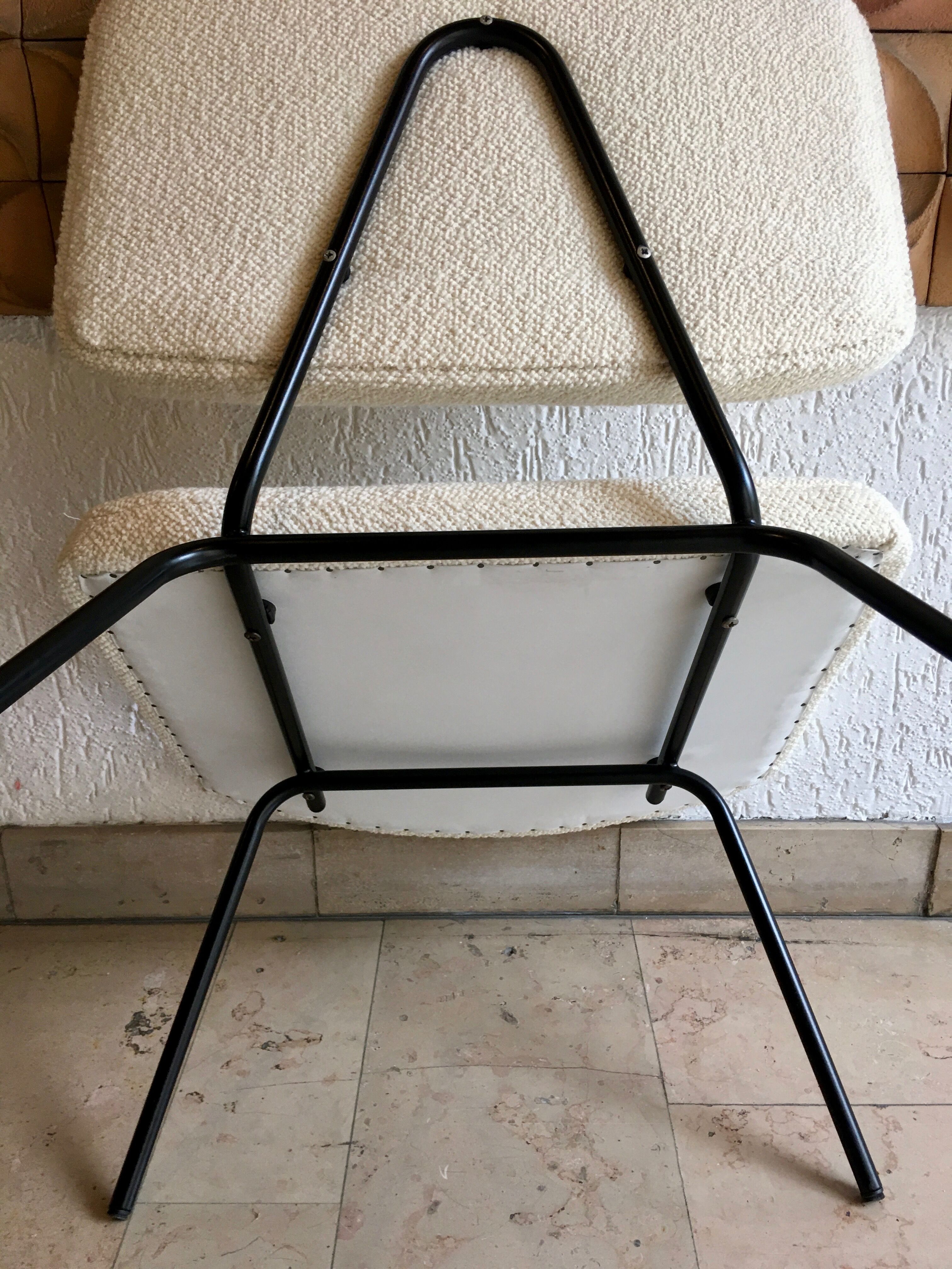 Pierre Paulin CM 190 heater for Thonet with Lelièvre fabric