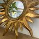 Convex mirror in the shape of a sun