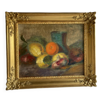 Still life with lemons and oranges