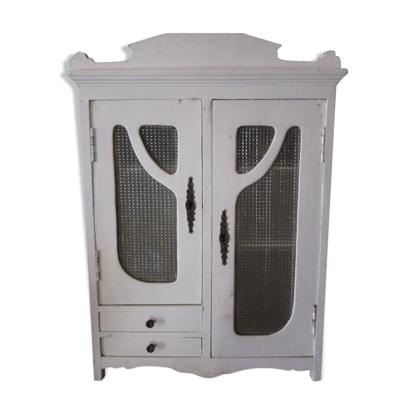 Art Nouveau style pharmacy cabinet