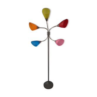 Vintage colourful itlian floor lamp