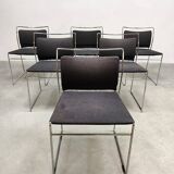 Vintage Italian Tulu dining chairs Kazuhide Takahama Simon Gavina