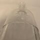 Old carafe with Baccarat 20th Mirabeau model cap