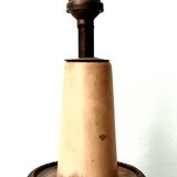 Table lamp in silvered bronze - French work from the Art Deco period attributed to Maurice Dufrène