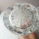 Old carved crystal decanter, from Saint Louis